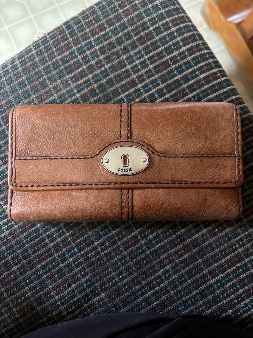 Fossil Brown Leather Womens Wallet